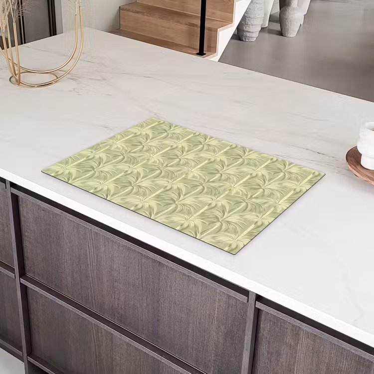 Palmwoud - Tropisch - Groen Inductie beschermer vinyl 3mm klein 276 -sfeer8