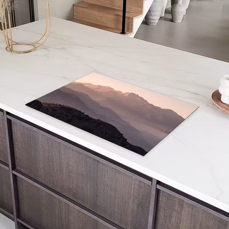 Panorama - Landschap - Bergen Inductie beschermer vinyl 3mm klein -sfeer8