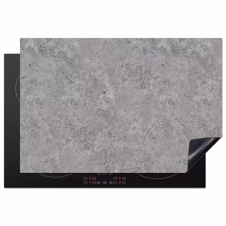 Patroon - Cement - Beton Inductie beschermer vinyl 3mm klein 276 -3d
