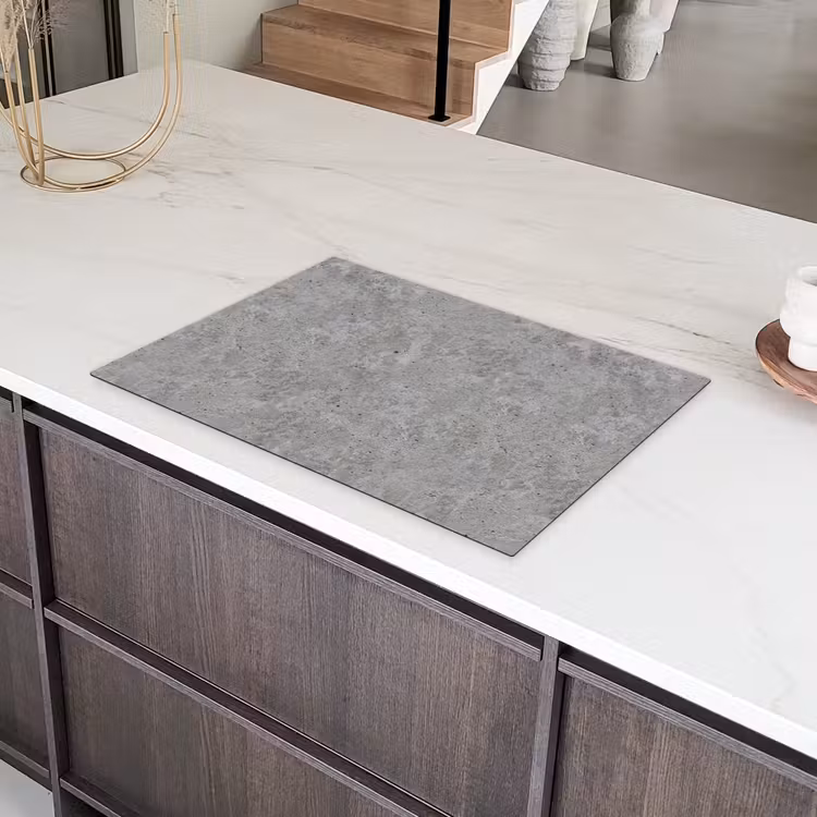 Patroon - Cement - Beton Inductie beschermer vinyl 3mm klein 276 -sfeer8