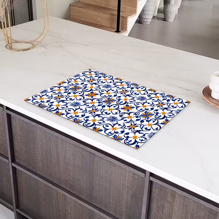 Patroon - Modern - Kleurrijk Inductie beschermer vinyl 3mm klein 276 -sfeer8