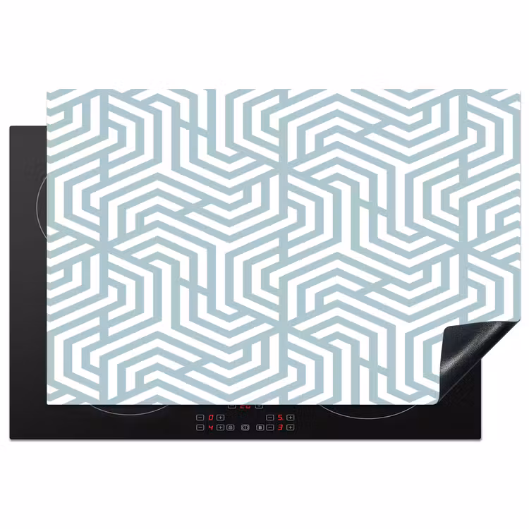 Patronen - Abstract - Driehoek - Geometrie Inductie beschermer vinyl 3mm klein 276 -3d