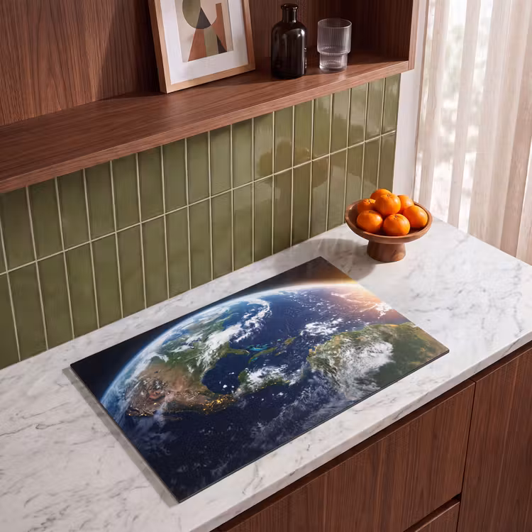 Induction Hob Cover - Planet - Space - Cosmos - Planeet - Ruimte - Kosmos Inductie beschermer vinyl 3mm klein