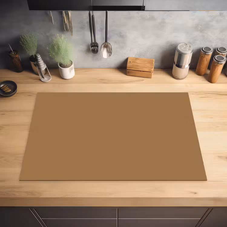Sahara - Earth - Oranje Inductie beschermer vinyl 3mm klein 276 -sfeer5