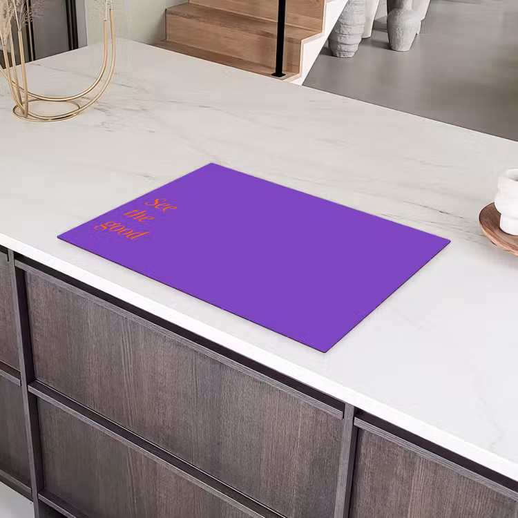 See the good - Oranje - Paars Inductie beschermer vinyl 3mm klein -sfeer8