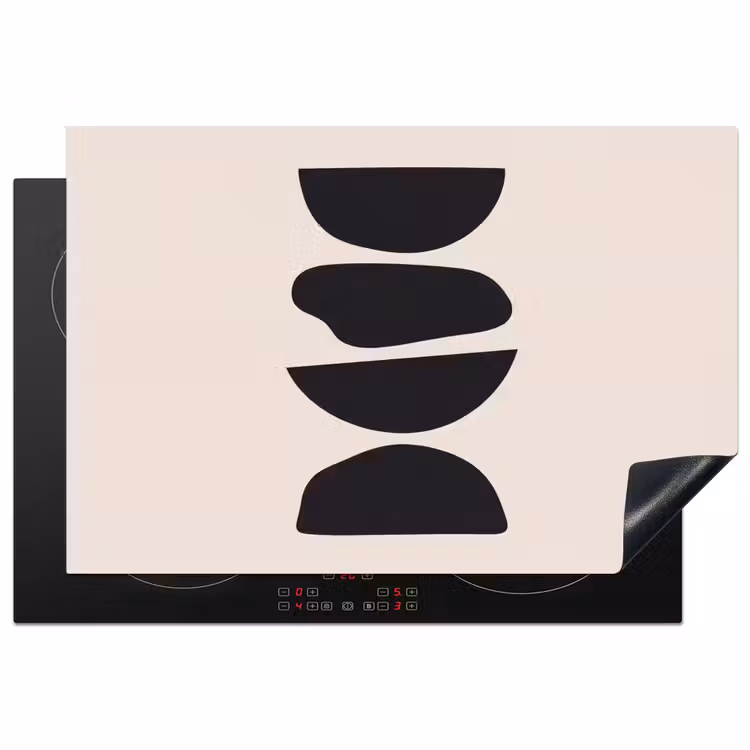 Induction Hob Cover - Shapes - Abstract - Modern - Vormen - Abstract - Modern Inductie beschermer vinyl 3mm klein