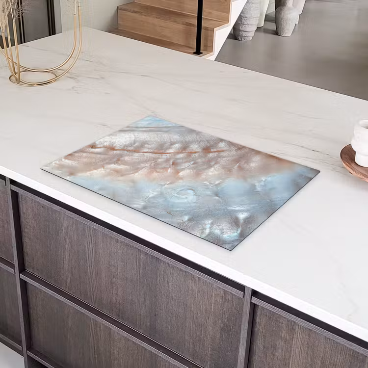 Schelpen - Abstract - Natuur Inductie beschermer vinyl 3mm klein -sfeer8
