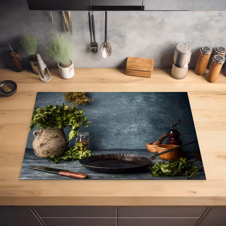 Stilte voor het Koken Inductie beschermer vinyl 3mm klein -sfeer5