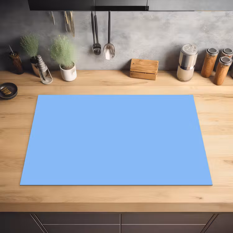 Sky - Glow - Blauw Inductie beschermer vinyl 3mm klein 276 -sfeer5