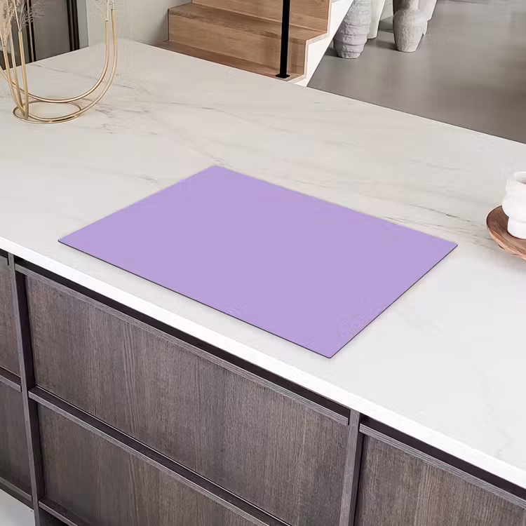 Soft - Lavender - Paars Inductie beschermer vinyl 3mm klein 276 -sfeer8