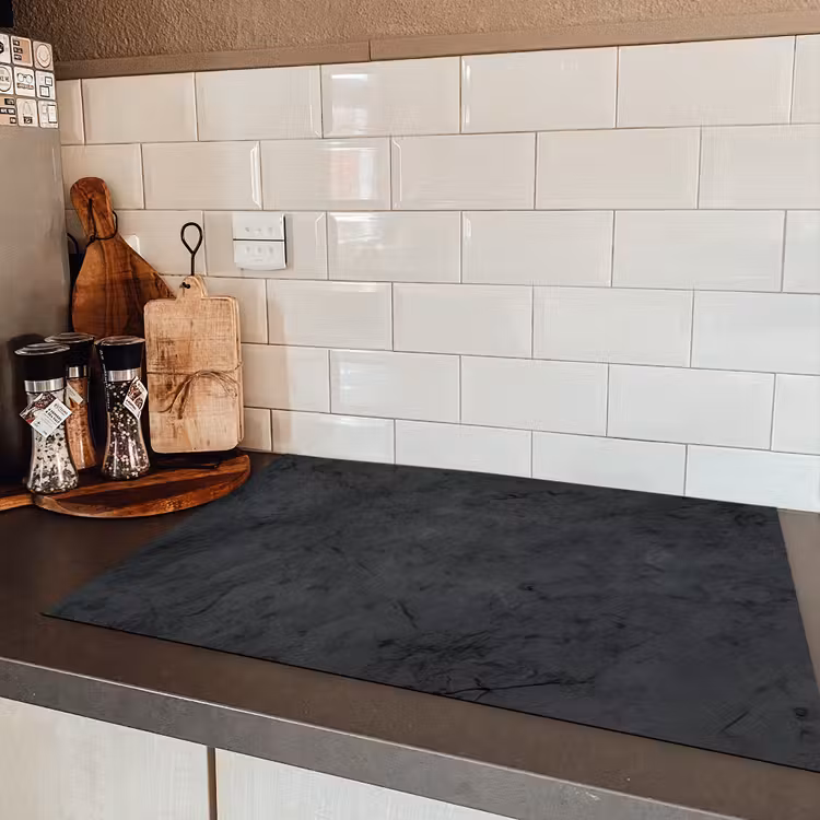 Gestolde Schaduwen Inductie beschermer vinyl 3mm klein -sfeer3