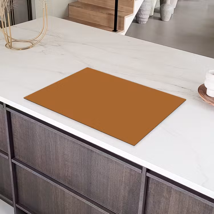 Spiced - Cinnamon - Bruin Inductie beschermer vinyl 3mm klein 276 -sfeer8