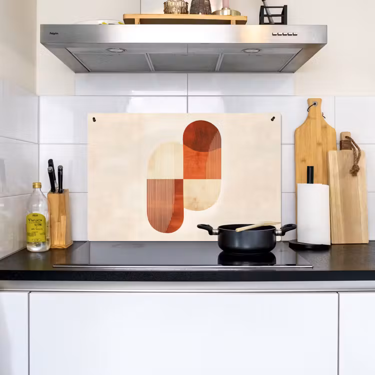 Bogen - Beige - Vormen Inductie beschemer met haakjes klein -sfeer2