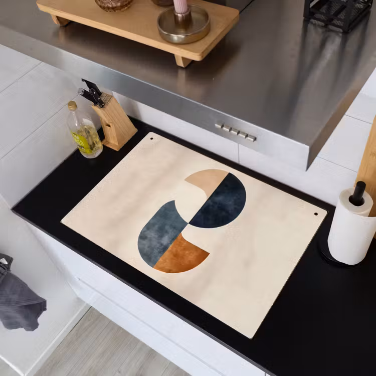 Cirkels - Abstract - Kleurrijk Inductie beschemer met haakjes klein -sfeer1