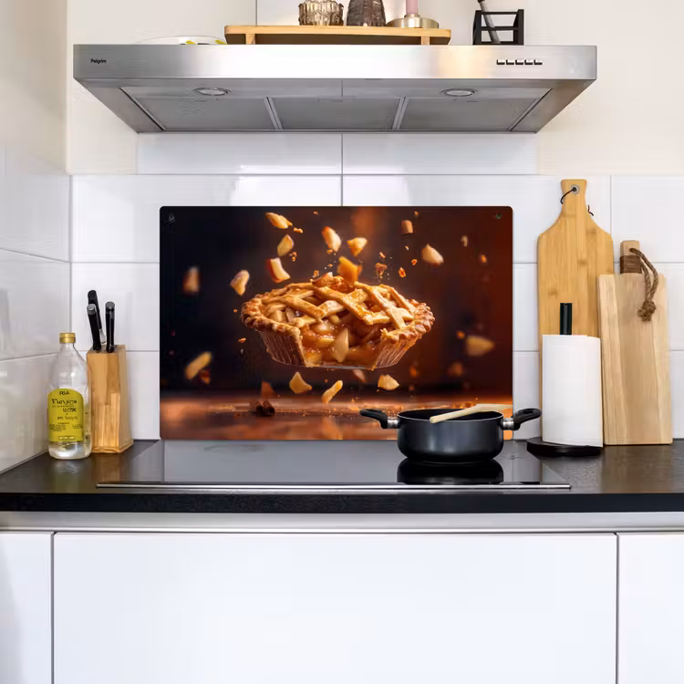 Appel - Taart - Warm - Eten Inductie beschemer met haakjes klein -sfeer2