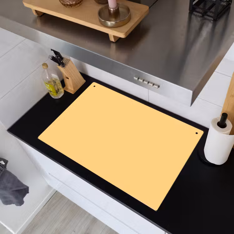 Apricot - Ice - Oranje Inductie beschemer met haakjes klein 777 -sfeer1