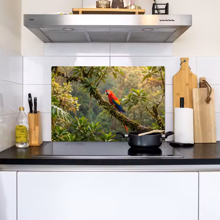 Ara - Jungle - Rood Inductie beschemer met haakjes klein -sfeer2