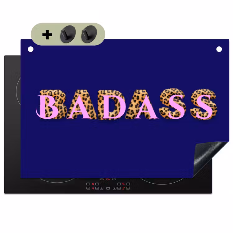 Badass - Panterpint - Schaduw - Roze Inductie beschemer met haakjes klein -3d