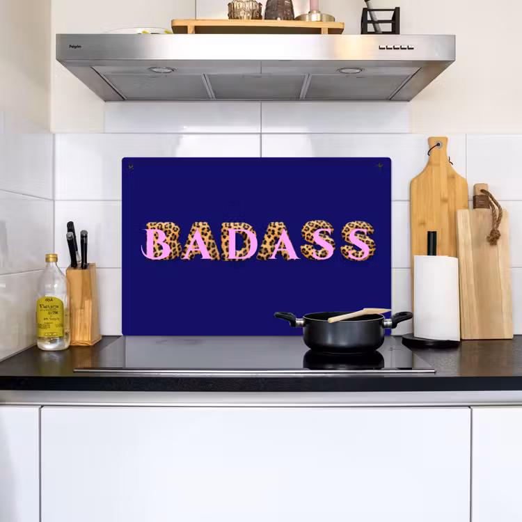 Badass - Panterpint - Schaduw - Roze Inductie beschemer met haakjes klein -sfeer2