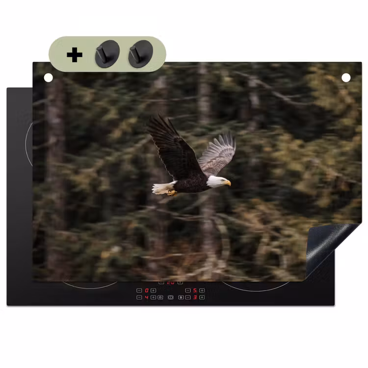 Zeearend - Vliegen - Bos - Natuur Inductie beschemer met haakjes klein -3d