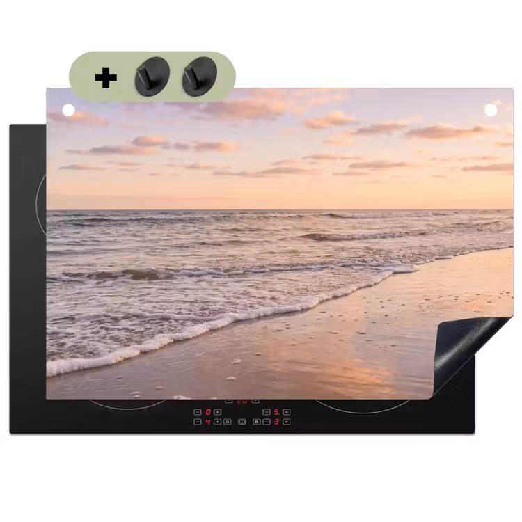 Strand - Branding - Wolken Inductie beschemer met haakjes klein -3d