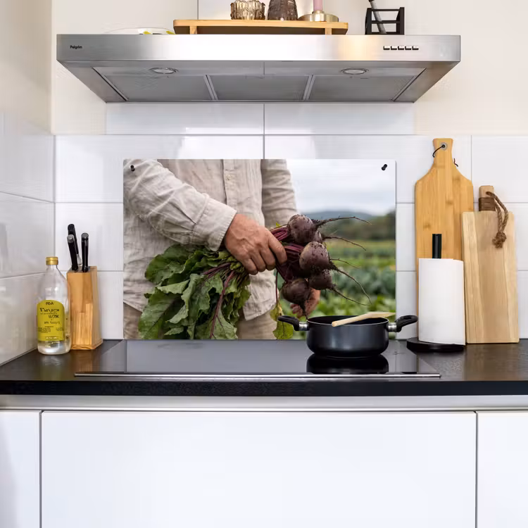 Bieten - Vers - Moestuin Inductie beschemer met haakjes klein -sfeer2