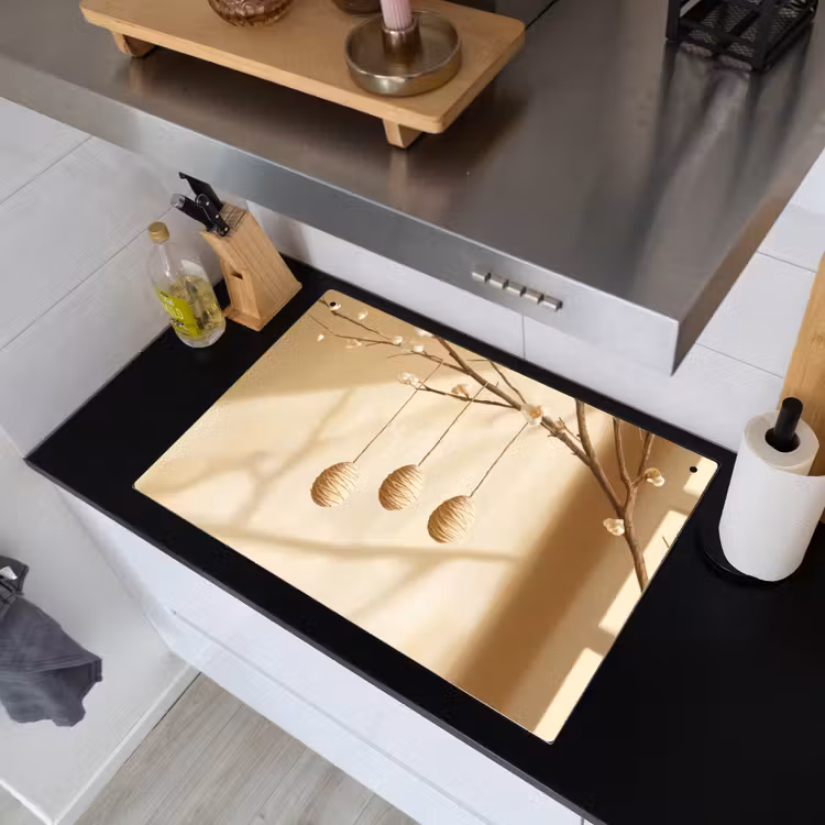 Beige - Paastak - Eieren Inductie beschemer met haakjes klein -sfeer1