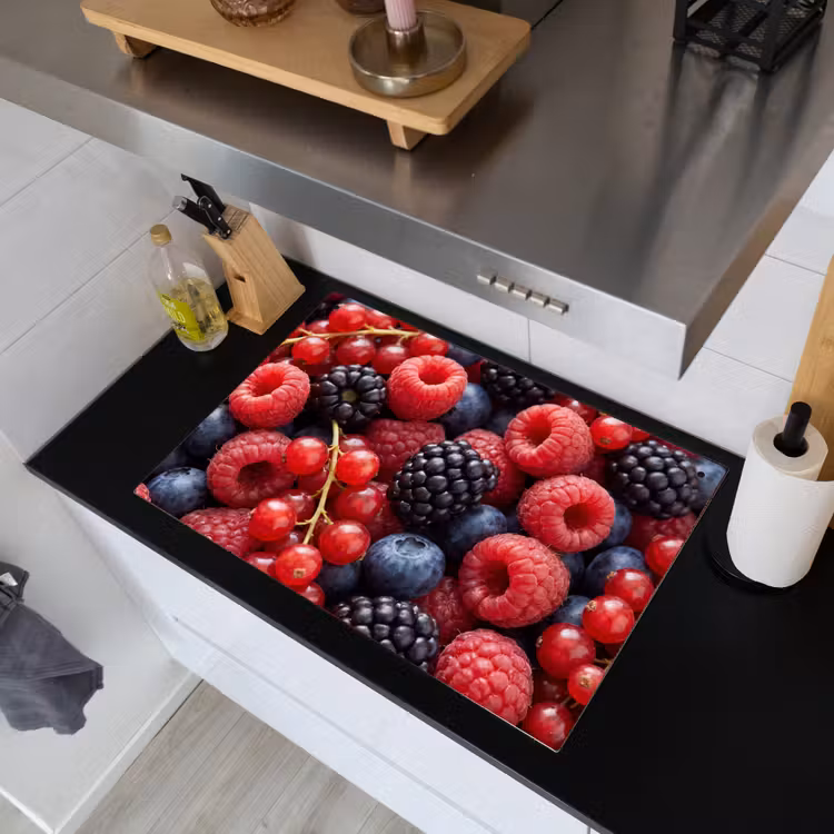 Bessen - Mix - Vers - Eten - Kleurrijk Inductie beschemer met haakjes klein -sfeer1