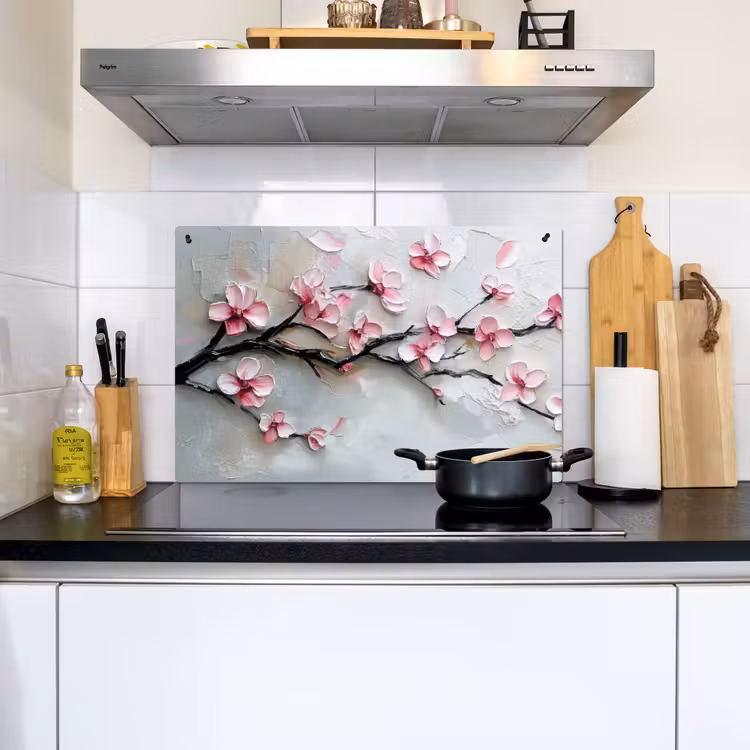 Bloesem - Kunstzinnig - Roze - Sakura Inductie beschemer met haakjes klein -sfeer2