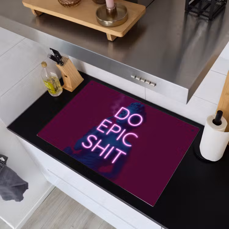 Buste - Neon - LED - Letters Inductie beschemer met haakjes klein -sfeer1