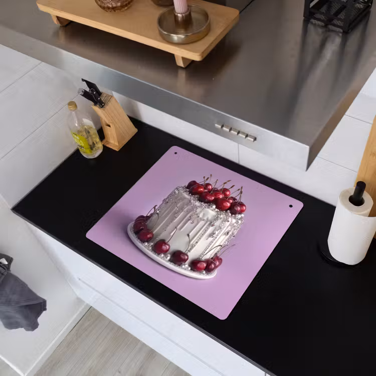 Taart - Kersen - Juwelen - Rood Inductie beschemer met haakjes middel -sfeer1