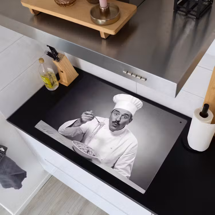 Chef - Spaghetti - Pasta Inductie beschemer met haakjes klein -sfeer1