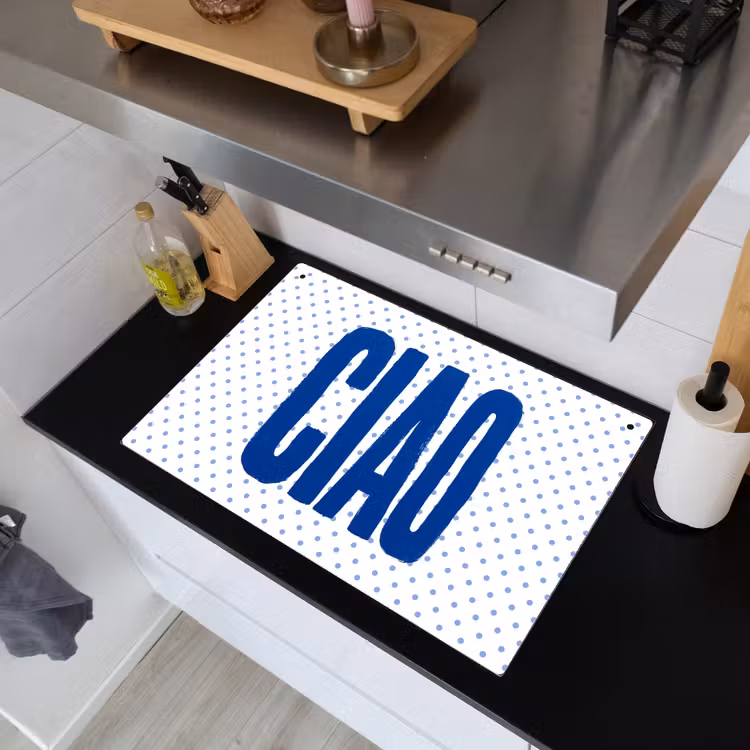 Ciao - Blauw - Stippen Inductie beschemer met haakjes klein -sfeer1