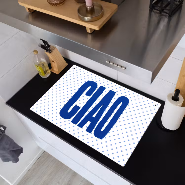 Ciao - Stippen - Roze - Wit Inductie beschemer met haakjes klein -sfeer1