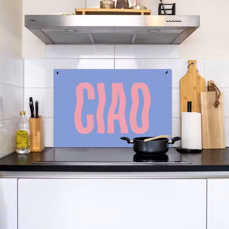 Ciao - Roze - Blauw - Golvend Inductie beschemer met haakjes klein -sfeer2