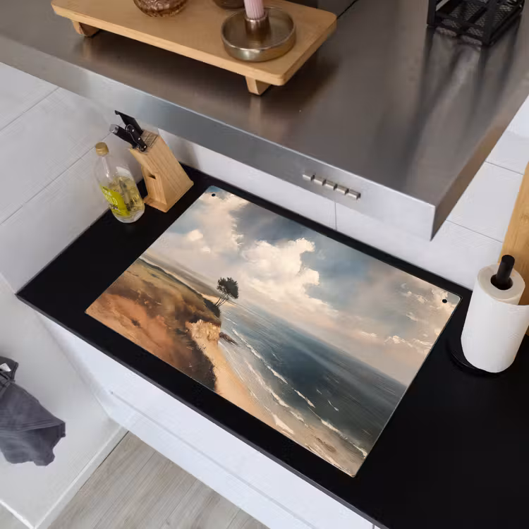 Klif - Zee - Boom Inductie beschemer met haakjes klein -sfeer1