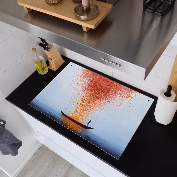 Wolk - Confetti - Boot - Wateroppervlakte Inductie beschemer met haakjes klein -sfeer1