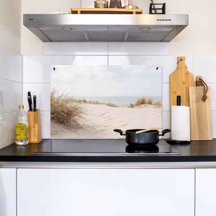 Wolken - Duinlandschap - Zand Inductie beschemer met haakjes klein -sfeer2