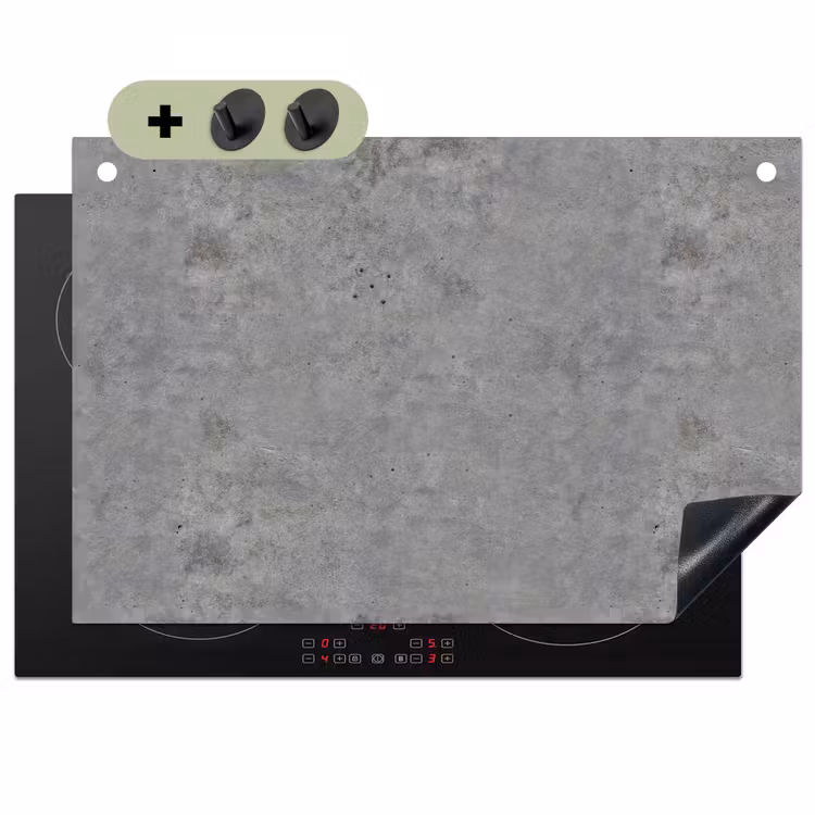 Beton - Industrieel - Patronen Inductie beschemer met haakjes klein 777 -3d