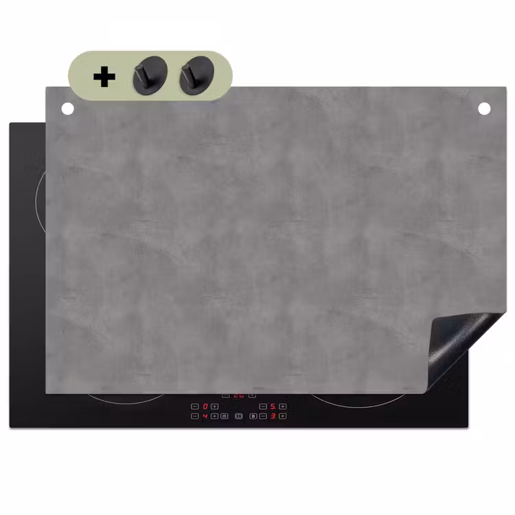 Beton - Structuur - Patroon Inductie beschemer met haakjes klein 777 -3d