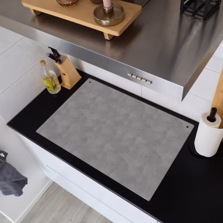Beton - Structuur - Patroon Inductie beschemer met haakjes klein 777 -sfeer1