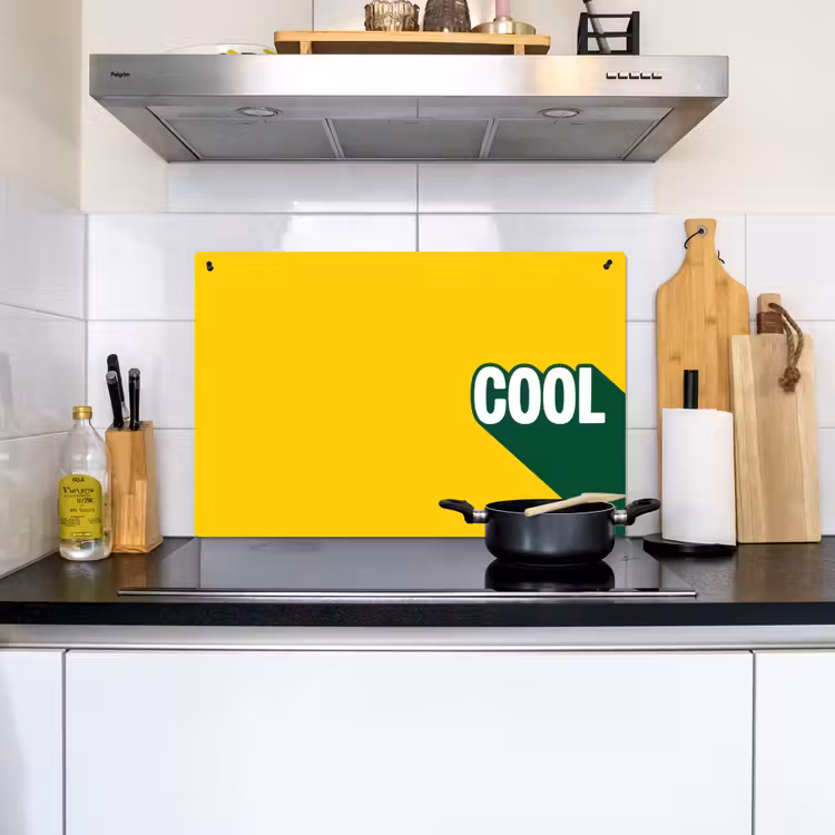 Cool - Geel - Groen Inductie beschemer met haakjes klein -sfeer2