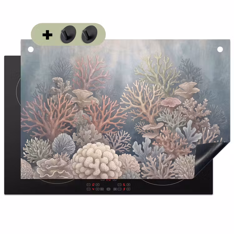 Koraal - Zeeleven - Onderwater - Illustratie - Natuur Inductie beschemer met haakjes klein -3d
