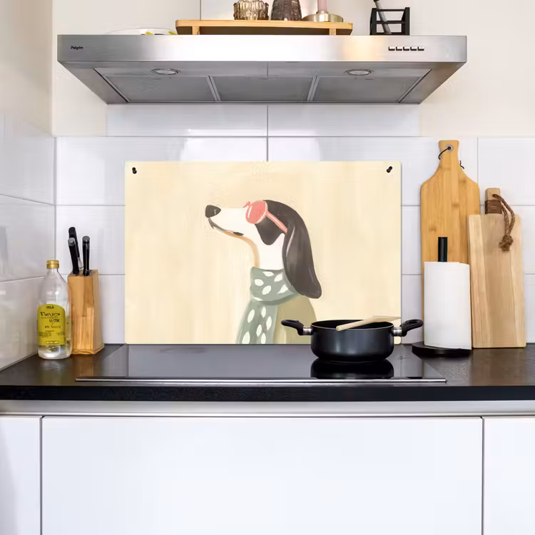 Hond - Zonnebril - Sjaal Inductie beschemer met haakjes klein -sfeer2