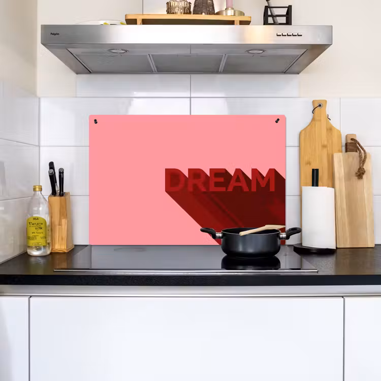 Dream - 3D - Rood - Roze Inductie beschemer met haakjes klein -sfeer2