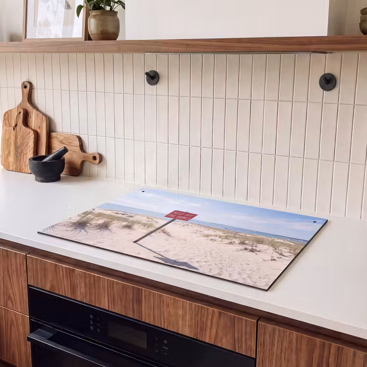 Duin - Bord - Kust - Landschap - Rood Inductie beschemer met haakjes klein -sfeer1