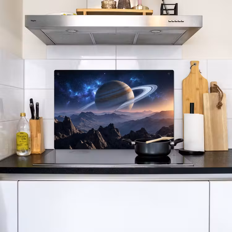 Fantasy - Kosmos - Landschap Inductie beschemer met haakjes klein -sfeer2