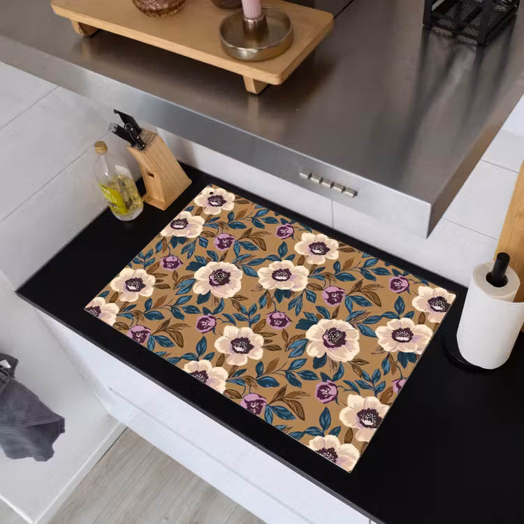 Floraal - Stilleven - Kleurrijk Inductie beschemer met haakjes klein 777 -sfeer1