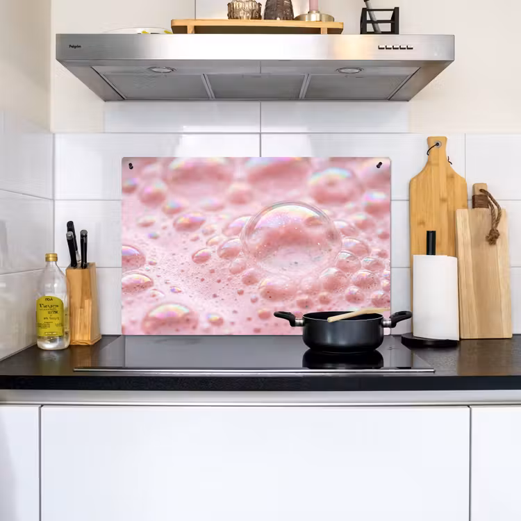 Schuim - Structuur - Roze Inductie beschemer met haakjes klein -sfeer2