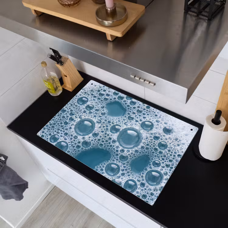 Schuim - Water - Textuur Inductie beschemer met haakjes klein -sfeer1